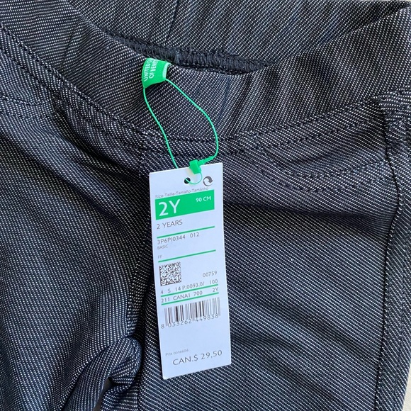 NWT Benetton baby girl jegging - Picture 2 of 3